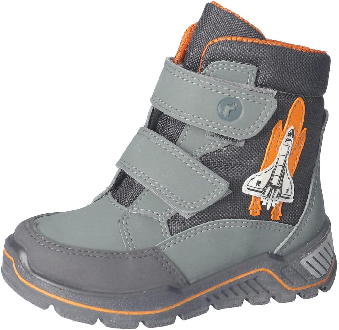 RICOSTA Jungen Winterstiefel ALIX, Boots,WMS:Weit,Sympatex,Glow in The Dark 25 EU Weit Grün 570, 25