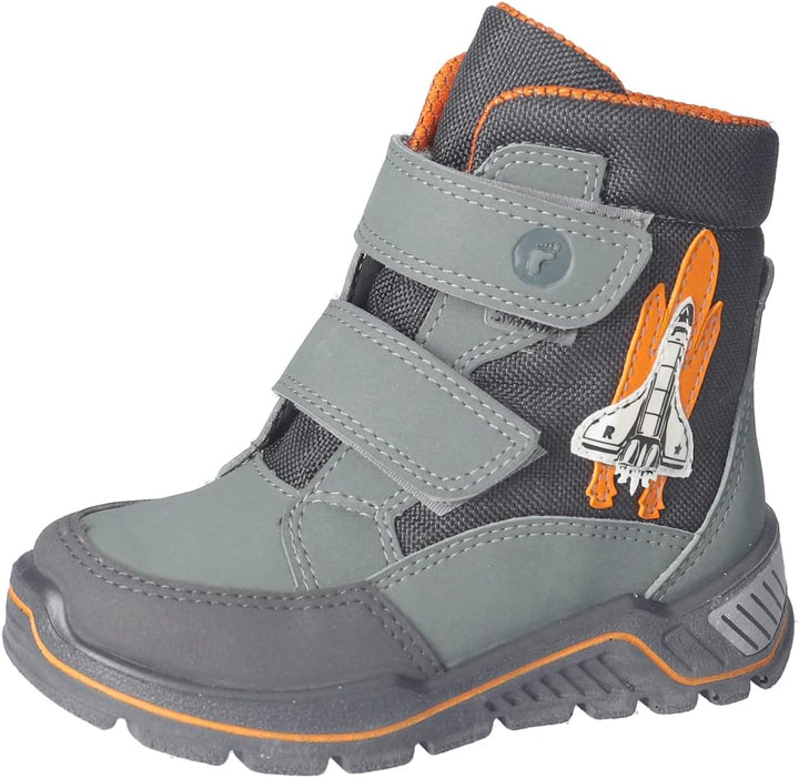 RICOSTA Jungen Winterstiefel ALIX, Boots,WMS:Weit,Sympatex,Glow in The Dark 25 EU Weit Grün 570, 25
