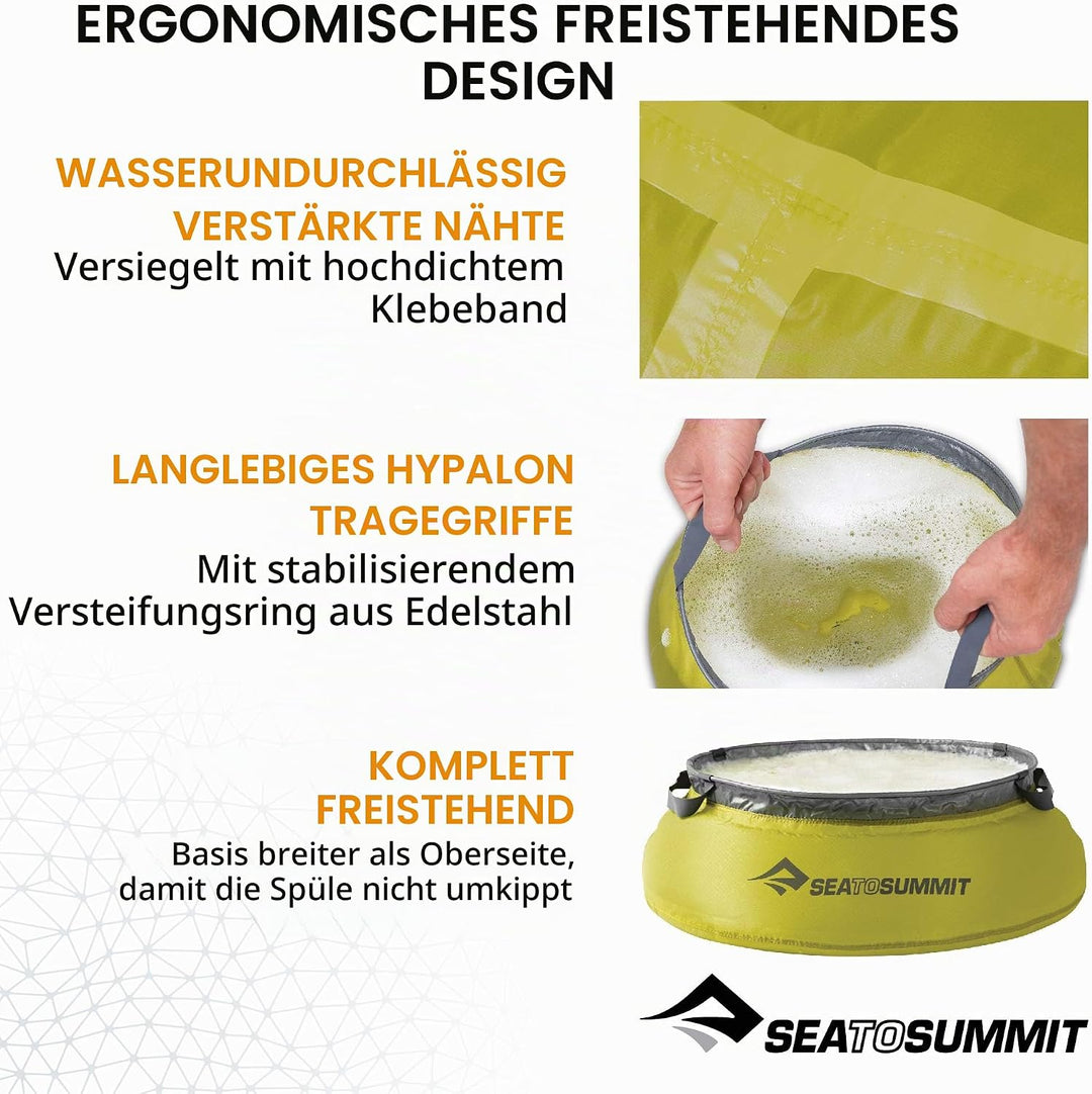 Sea to Summit Ultra SIL Kitchen Sink 10L - Wassersack lime green, lime green