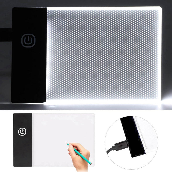 Led Licht Pad, Leuchttisch A6 Dimmbar Leuchtplatte Kit Ultradünnes Tablet Zeichnung Skizzieren Wiede