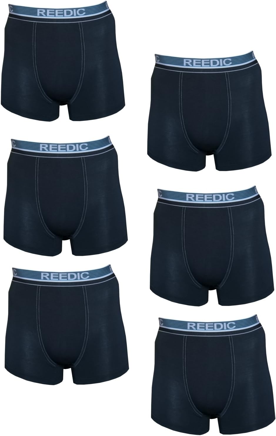 Herren Boxershorts, Modal, 6er Pack XL 6x Dunkelblau, XL 6x Dunkelblau