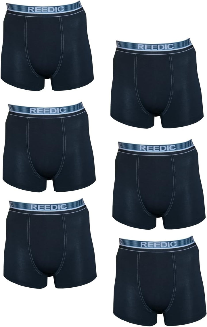 Herren Boxershorts, Modal, 6er Pack XL 6x Dunkelblau, XL 6x Dunkelblau
