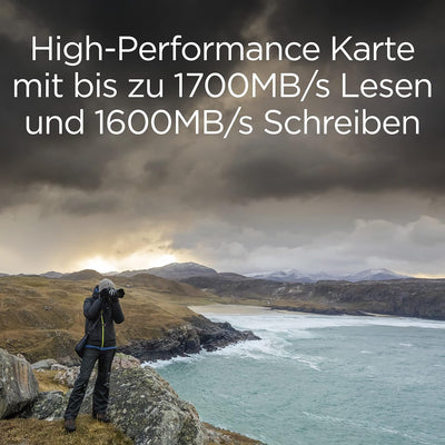 Integral 256 GB CFexpress-Speicherkarte Typ B 2.0 1700MB/s Lese- 1600MB/s Schreibgeschwindigkeit Ent