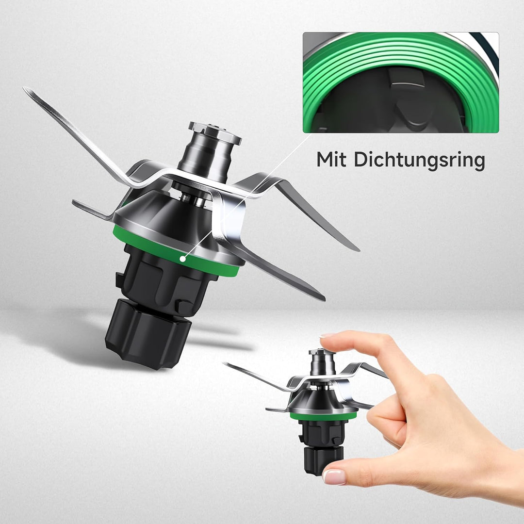 Ersatzklinge Messer für Vorwerk Thermomix TM5 und TM6, Teigmesser für Thermomix tm6, Ersatzmesser Mi
