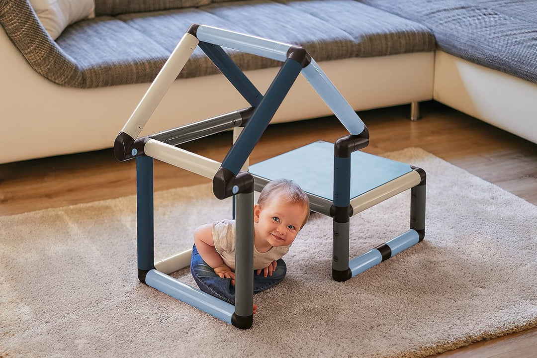 Quadro Beginner Home – modulares Klettergerüst & Lernturm für Babys und Kinder, 116 Teile, ab 6 Mona