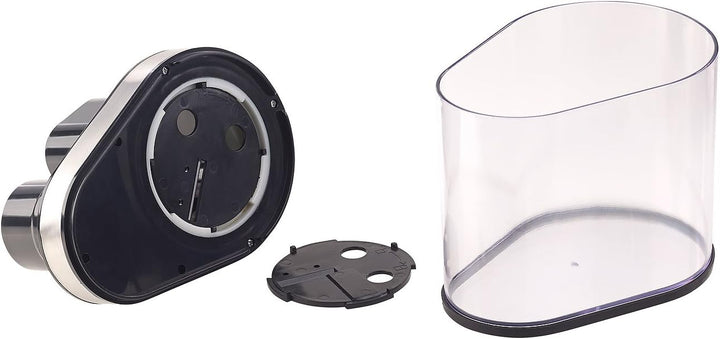 Rosenstein & Söhne Mixstab: Elektrischer 2in1-Stabmixer und Spiralschneider, 400 Watt, Edelstahl (Kü