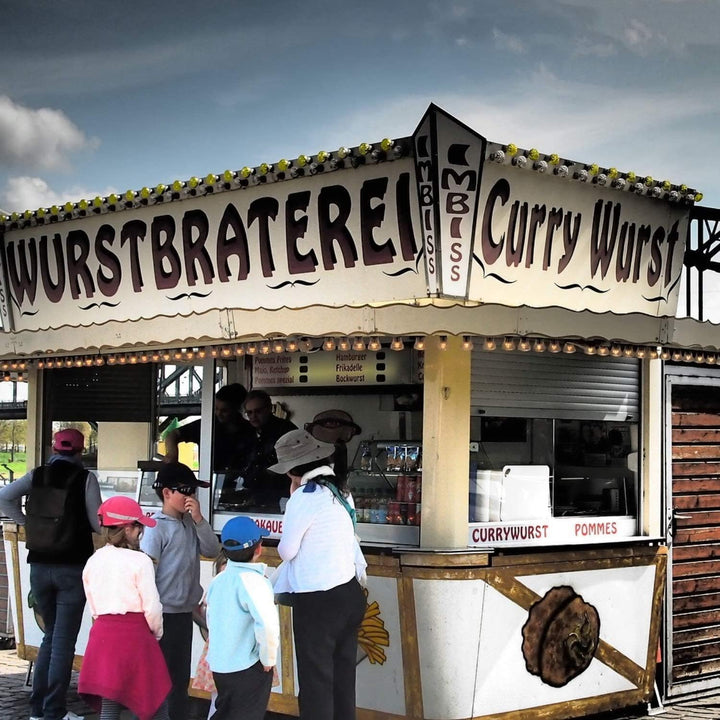Kerafactum Pommesschale Snack Wurst Schale für Pommes Frites Currywurst | Mehrweg Wurstschale Würstc