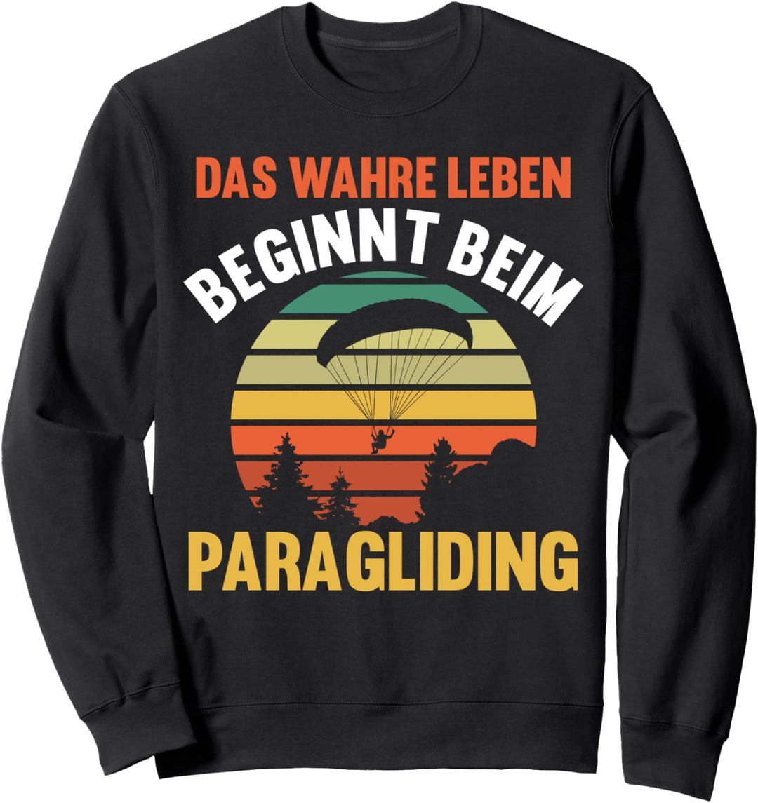 Paraglider Paragliding Gleitschirm Sweatshirt