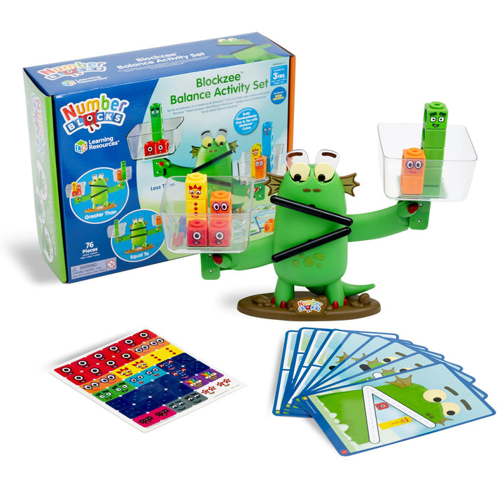 Learning Resources Numberblocks Blockzee Gleichgewichtsspiel, ab 3 Jahren, Mathe- und Zahlenspielzeu
