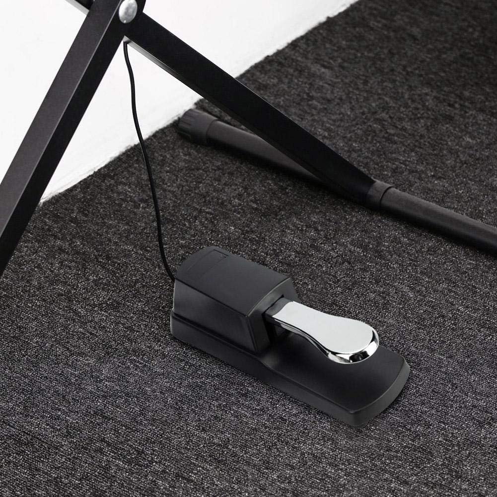 Elektronisches Klavier-Pedal, universell tragbar, elektronische Tastatur, Sustain Pedal für digitale