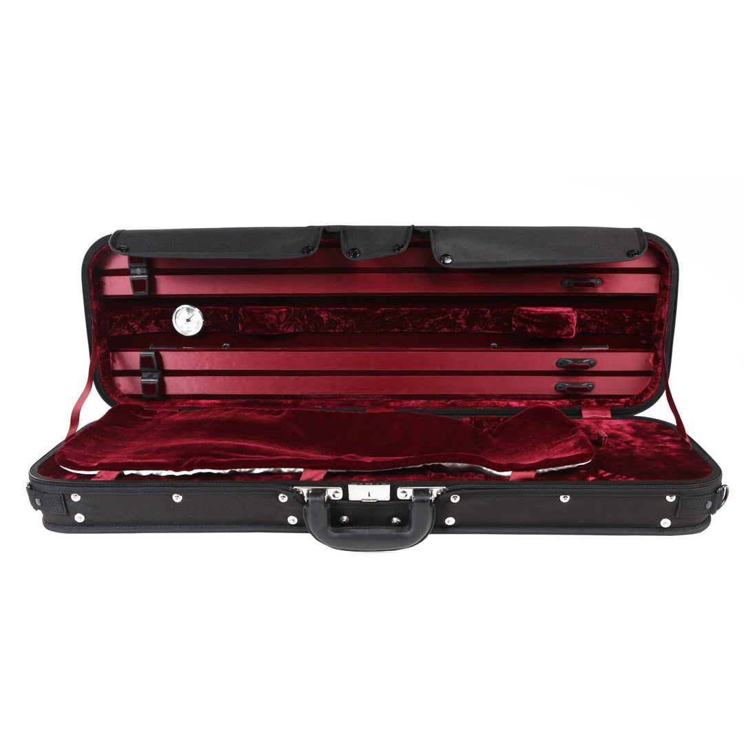 GEWA Violinkoffer Liuteria Maestro 4/4 schwarz/bordeaux, Maestro 4/4 schwarz/bordeaux