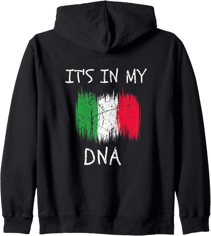Proud Italian Pride It's in my DNA Italy Flagge Design Kapuzenjacke