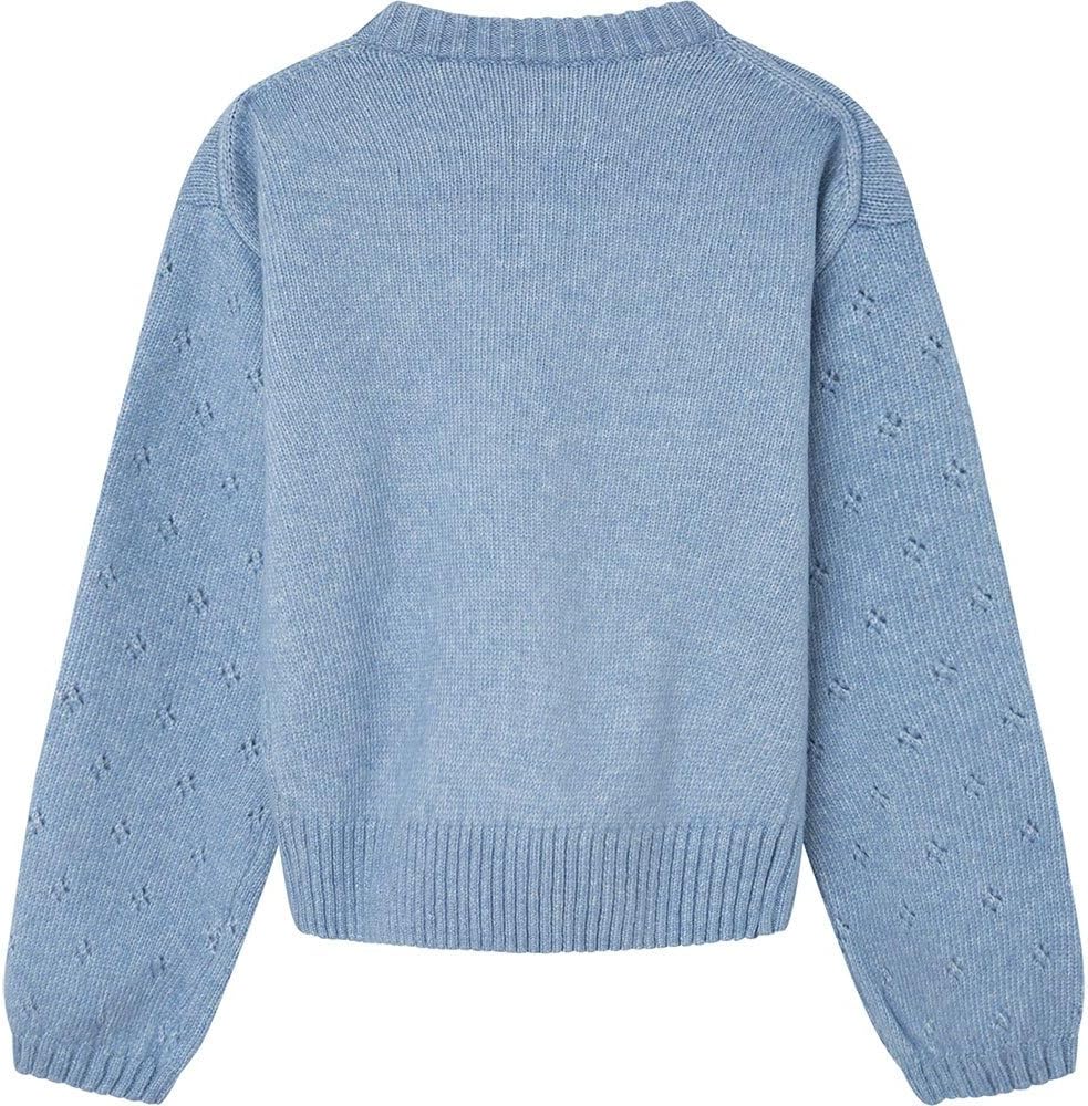 Pepe Jeans Mädchen Roberta Pullover Sweater 14 Jahre Blue (Steel Blue), 14 Jahre Blue (Steel Blue)