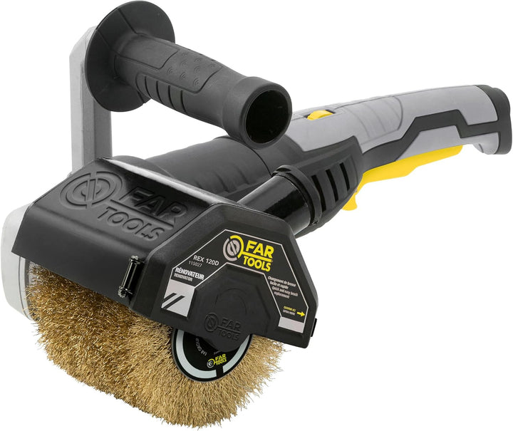 Fartools REX 120 Schleifmaschine für Aussenrenovierungen, 1300 W, Schwarz, Norme, Bürstenschleifer,