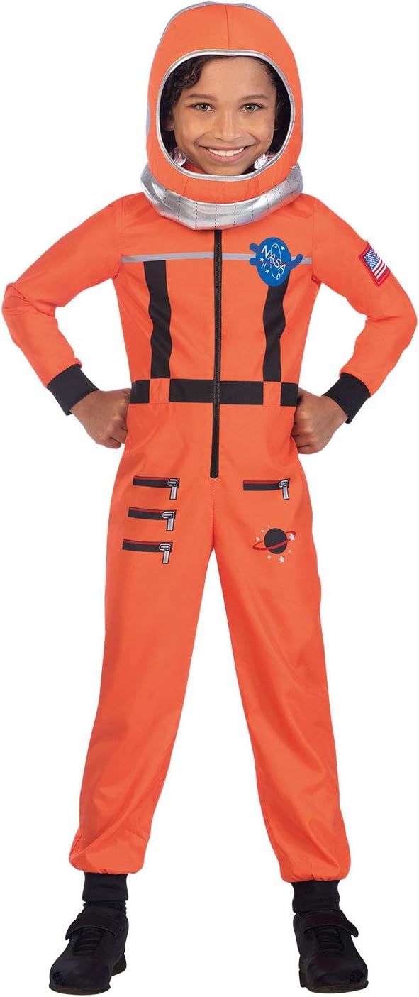 amscan Mädchen 9908561 Dress Up, Orange, 110-122