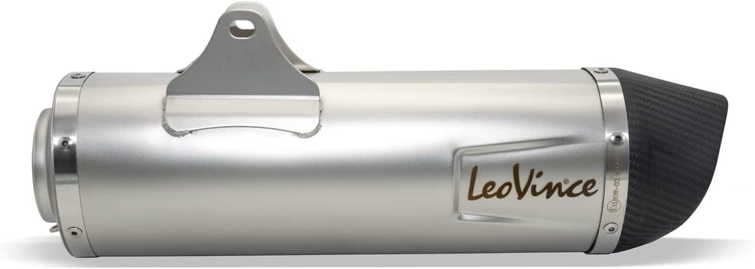 Endschalldämpfer/Auspuffanlage LeoVince SLIP-ON SBK LV ONE EVO, Edelstahl, Carbon Kappe, mit Zulassu
