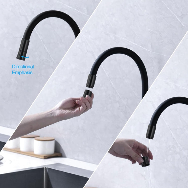 Wasserhahn Küche Wandmontage mit 3/4 zoll Anschluss für Geschirrspüler/Waschmaschine, Edelstahl Wand