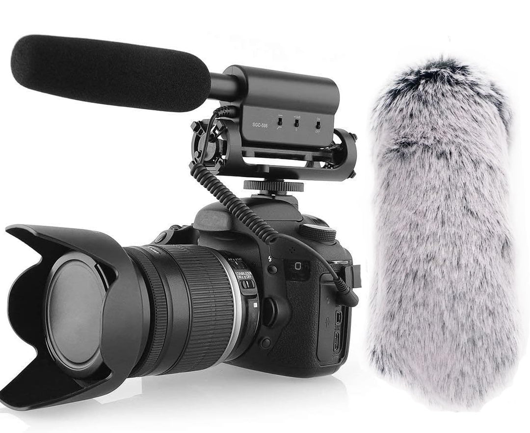 SGC-598 Kondensator Kardioid Mikrofon für Nikon Canon DSLR Kamera Sony Camcorder (Nicht für Canon T5