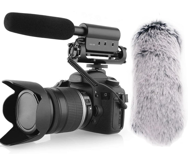 SGC-598 Kondensator Kardioid Mikrofon für Nikon Canon DSLR Kamera Sony Camcorder (Nicht für Canon T5