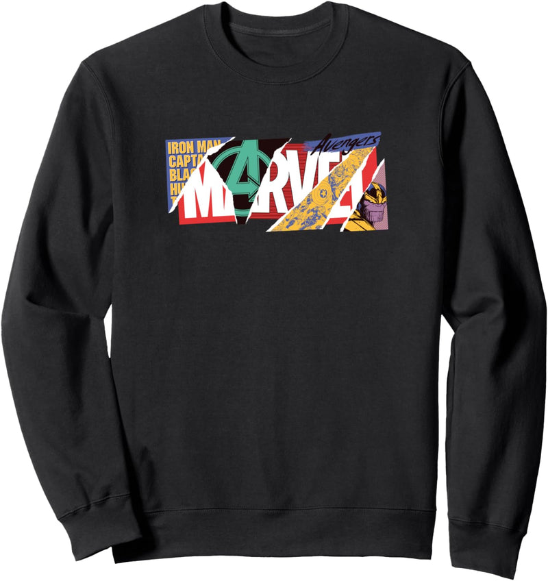 Marvel Scrapbook Logo Sweatshirt