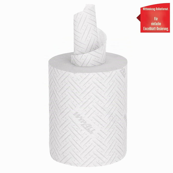 WypAll® L10 Papierreinigungstücher 6222, 1-lagige weisse Reinigungstücher für Lebensmittel und Hygie