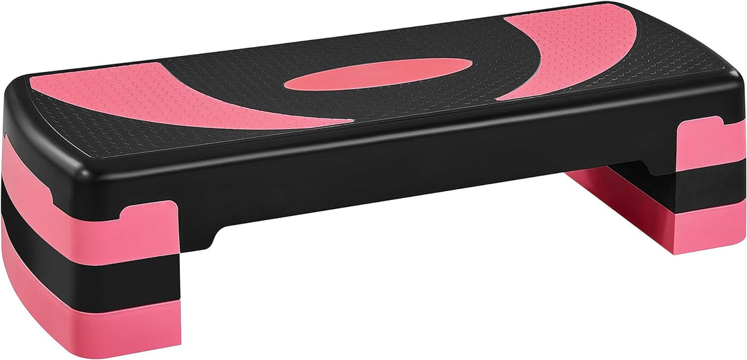 Yaheetech Aerobic Steppbrett für Zuhause Stepper mit rutschfester Oberfläche Stepboard in 3 Stufen v