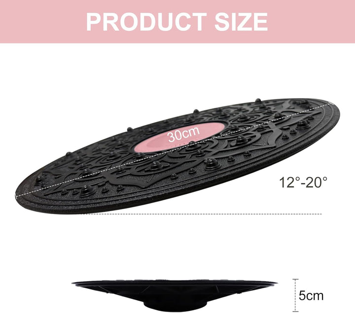 BOYIFEIJIE Balance Board, Gleichgewichtstrainer, Balance Pad, Wackelbrett für Erwachsene & Kinder, W