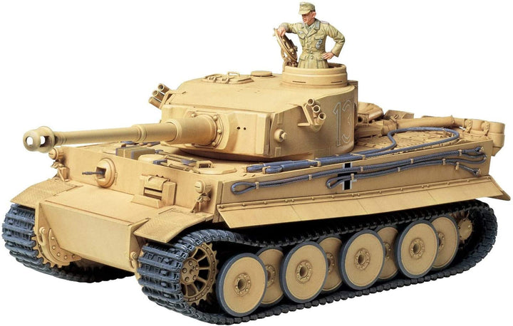 Tamiya 300035227 - 1:35 WWII Tiger I Initial/Frühe Produktion, Miniaturfahrzeuge