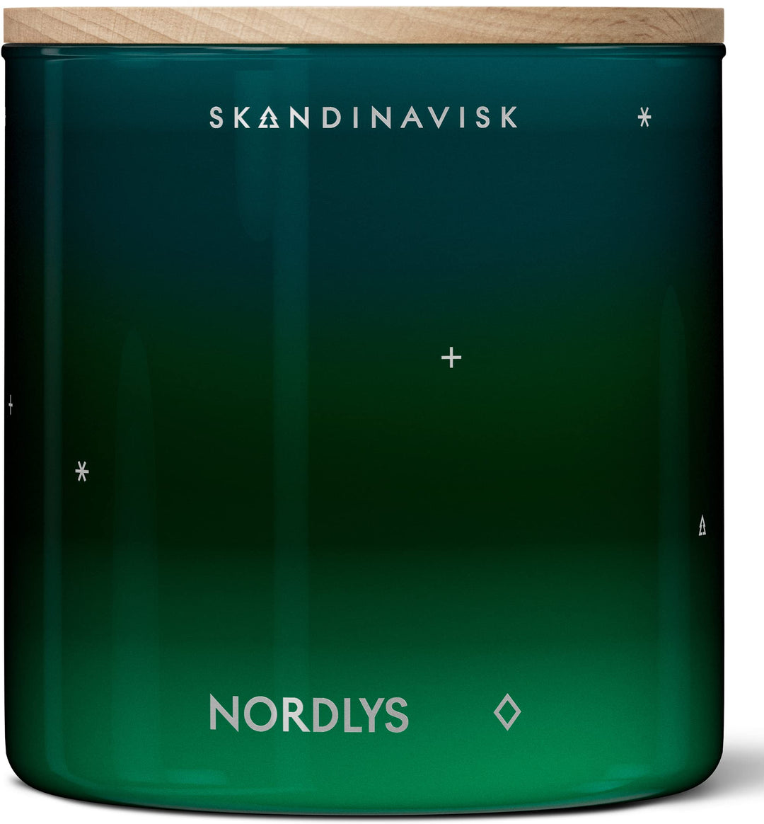 Skandinavisk NORDLYS 'Nordlichter' Duftkerze. Duftnoten: Arktische Intensität und sphärische Farben,