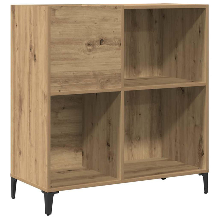 vidaXL Plattenschrank Artisan-Eiche 84,5 x 38 x 89 cm Holzwerkstoff Vinylschrank LP-Schrank Schallpl