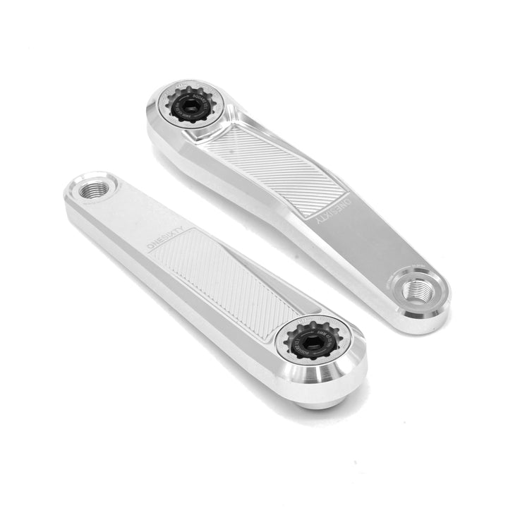 windmeile | Lekkie Buzz Bars Pedalarme, Left Offset Square Drive 160mm, V3.1, Schwarz/Rot/Silber/Sli
