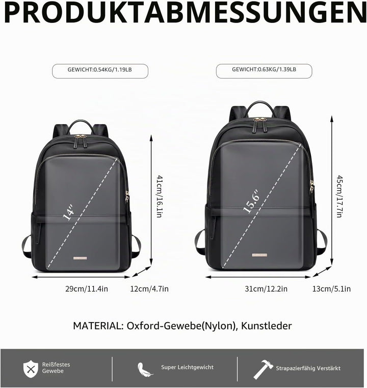 GOLF SUPAGS Laptop-Rucksack für Damen, schmale Computertasche, für Arbeit, Reisen, College, Schule,