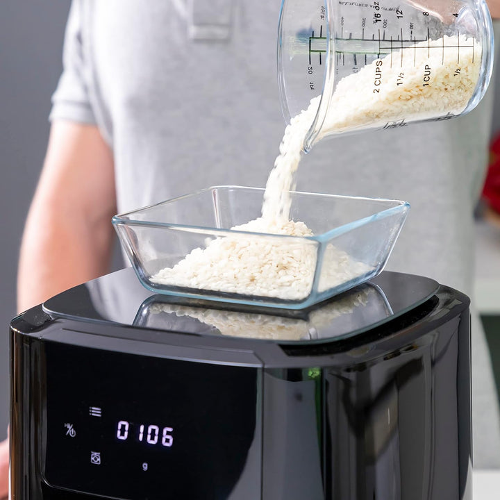 InnovaGoods® Heissluftfriteuse 5L, airfryer 1500W mit +100 Rezepten in DE, heissluftfriteuse mit int