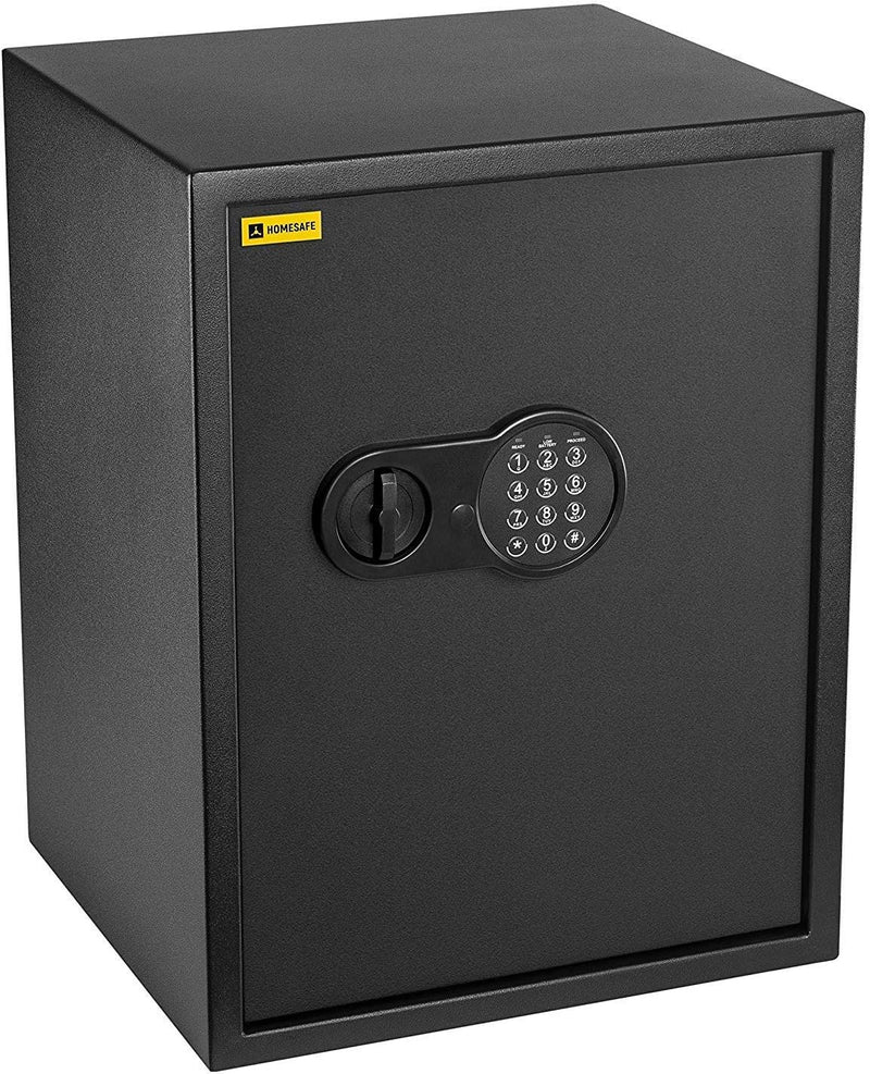 Homesafe HV50E Tresor Safe mit Schlüssel Elektronischem Möbeltresor, Dokumententresor, Elektronische