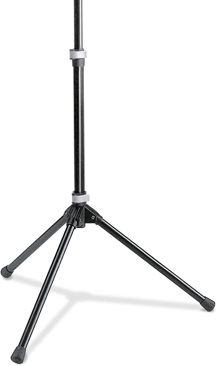 K&amp;M 12120 Orchesternotenpult Schwarz – Faltbare Notenplatte - Von 54,5 - 122 cm ausziehbarer Notenst