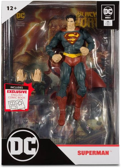 McFarlane DC Black Adam Page Punchers Actionfigur & Comic Superman 18 cm, Superman