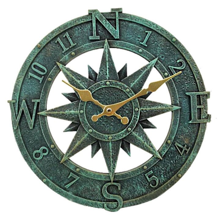 Outdoor Wanduhr 30 cm - Wasserdicht für Garten, Aussenbereich, Küche, Wohnzimmer - Industrial 3D Des