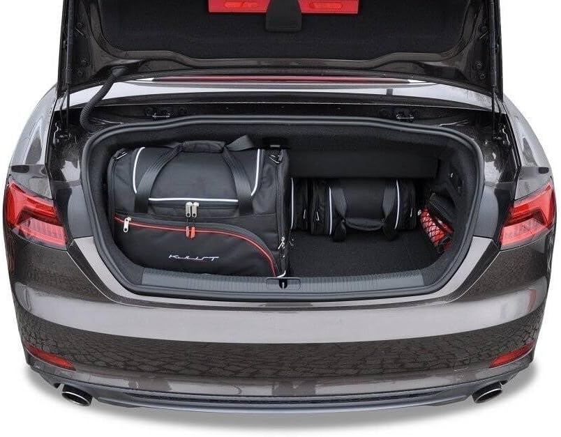 KJUST DEDIZIERTE KOFFERRAUMTASCHEN 4 STK KOMPATIBEL MIT Audi A5 Cabrio B9 2017