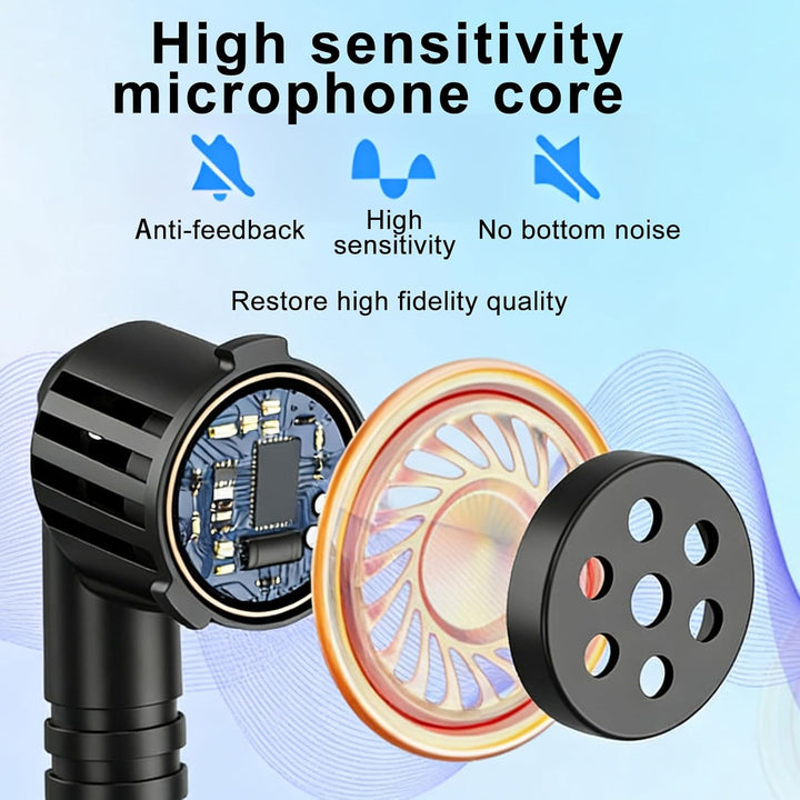 Wireless Mikrofon Headset, UHF Mikrofon Kabellos Wiederaufladbares Drahtloses Kopfmikrofon funkmikro