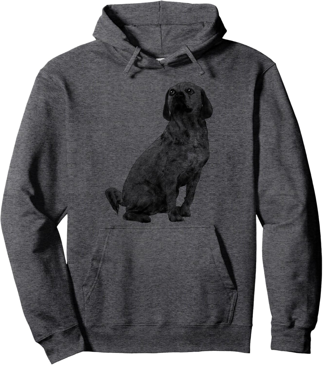 Hund Puggle Pullover Hoodie