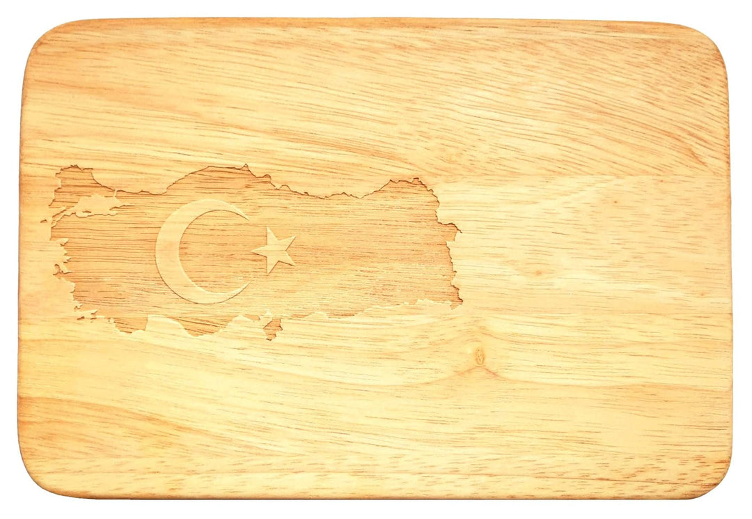 Frühstücksbrettchen Türkei Brotbrett Türkiye Gravur