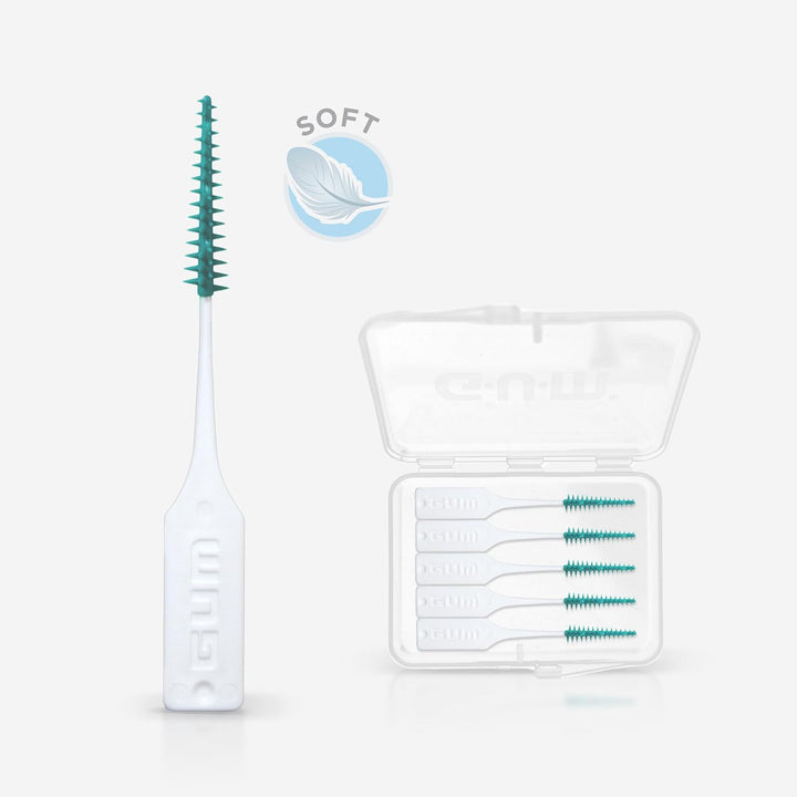 GUM SOFT-PICKS ORIGINAL Interdentalreiniger | Zahnreinigung Und Plaqueentfernung (L - 4x50) L - [4 x