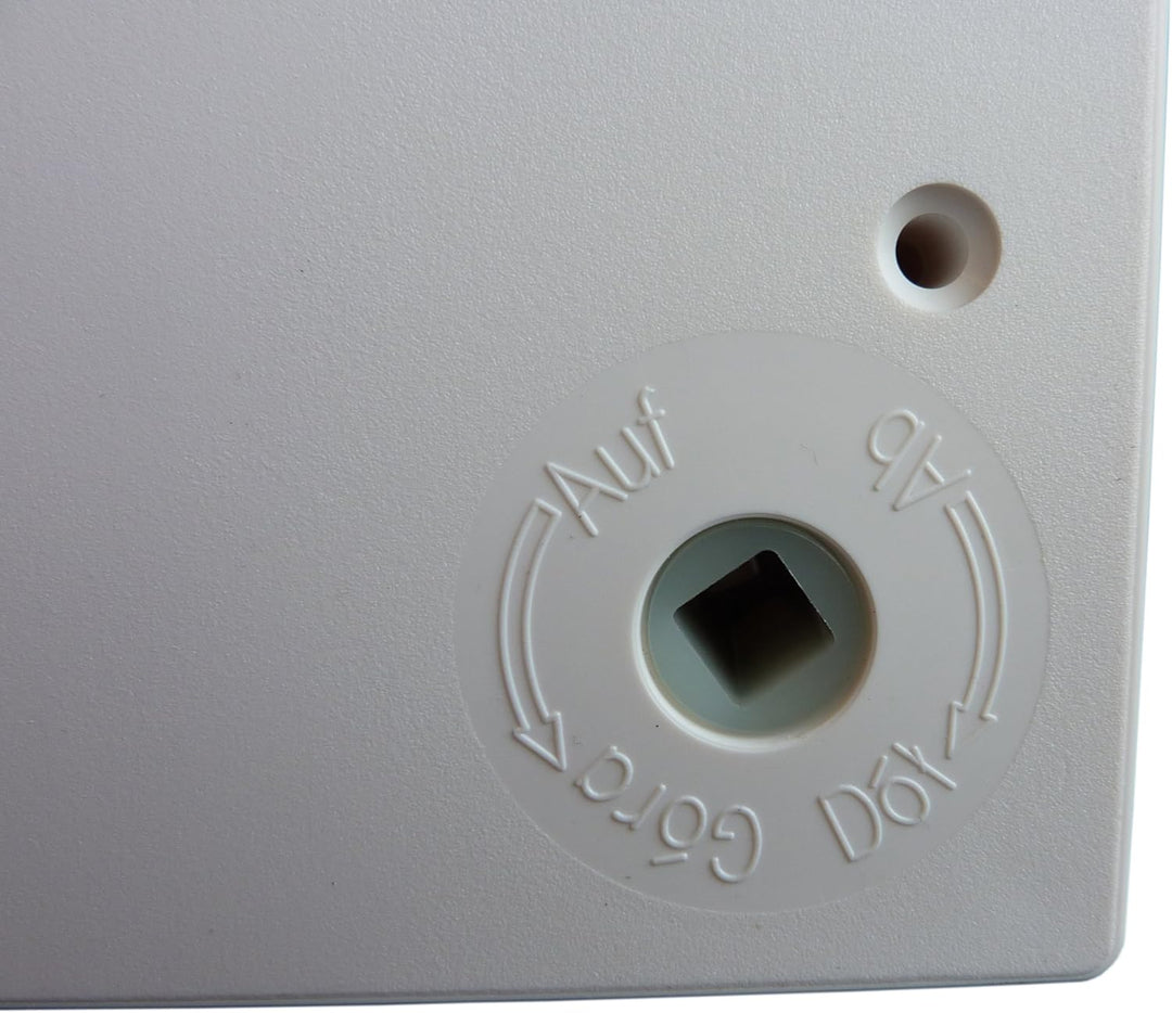 Rollladen Schnurwickler Kurbelwickler weiss mit Schnur