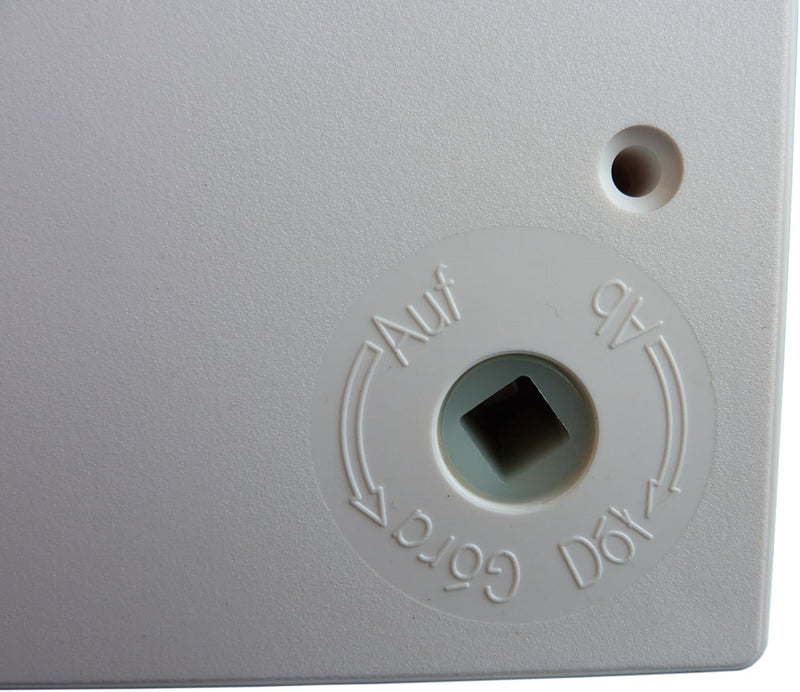 Rollladen Schnurwickler Kurbelwickler weiss mit Schnur