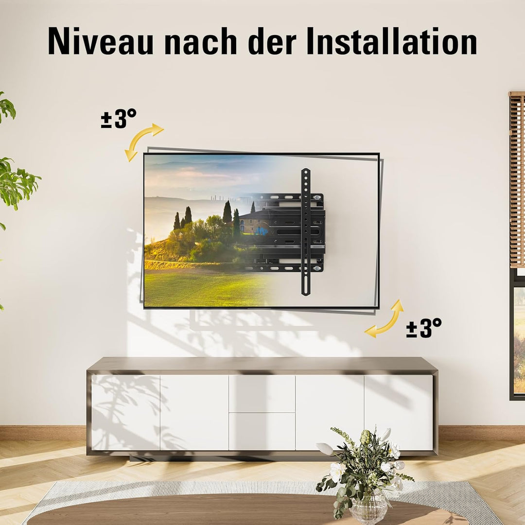 Mounting Dream TV Wandhalterung Schwenkbar Neigbar Fernseher Wandhalterung Doppel Arm Halterung für