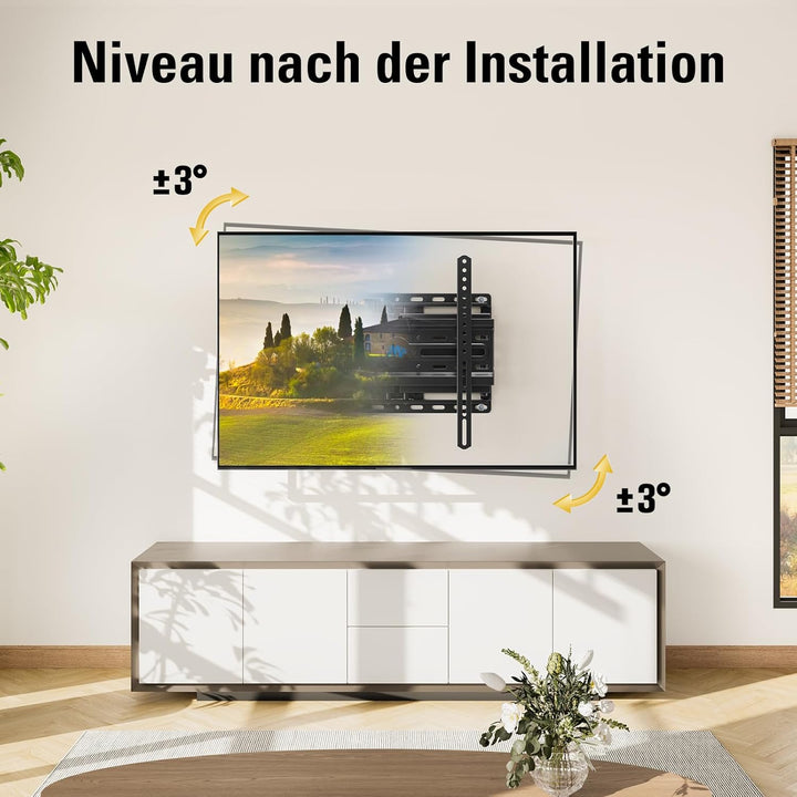 Mounting Dream TV Wandhalterung Schwenkbar Neigbar Fernseher Wandhalterung Doppel Arm Halterung für