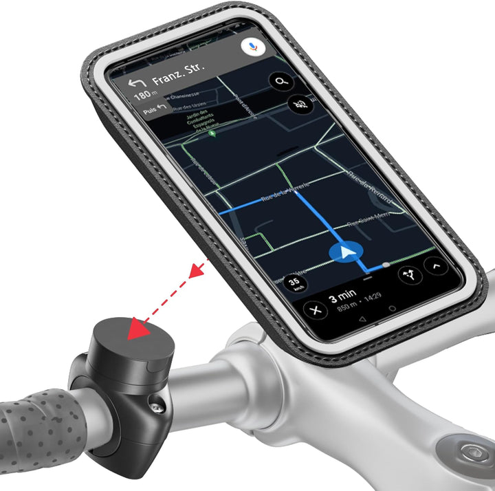 Shapeheart französische Innovation, magnetische Fahrrad-Telefonhalterung Pro mit abnehmbarer wetterf