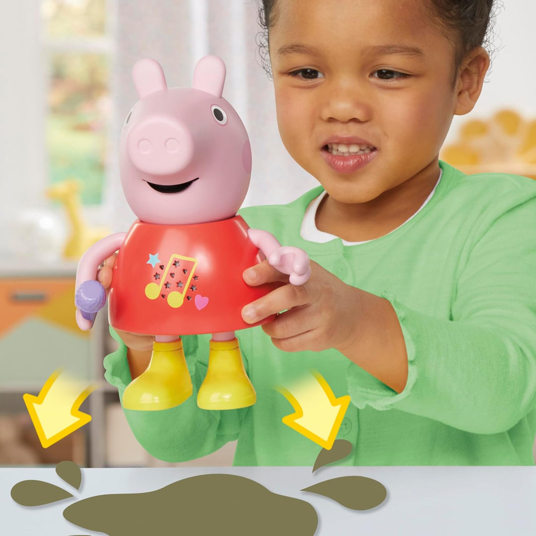 Peppa Pig Plauder- & Singspass Peppa Puppe, Pink, 20 cm Talk and Sing, Talk and Sing