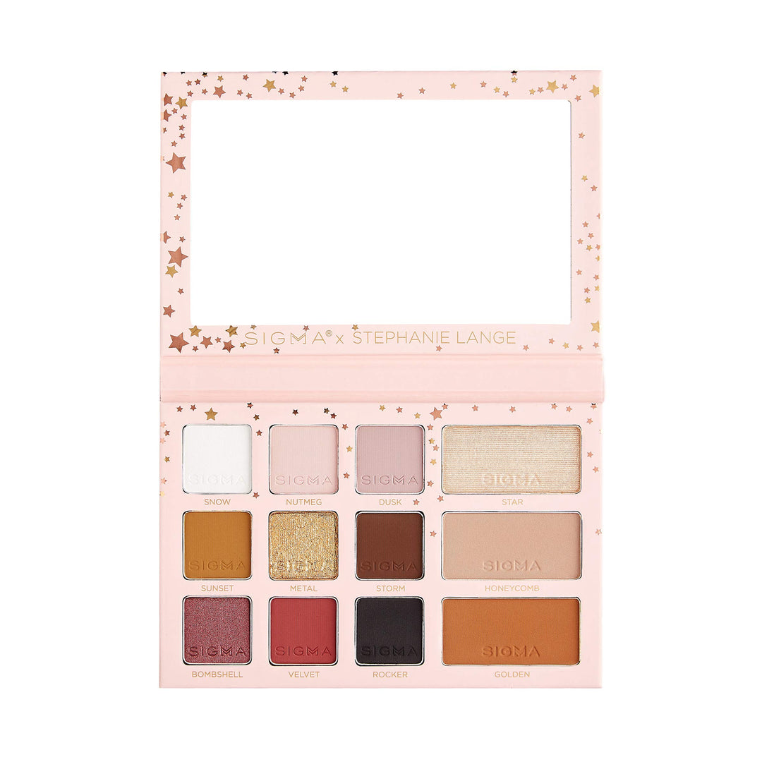 Sigma Beauty The Essentials Palette – 9 neutrale bis glamouröse Lidschattenfarben in matten und schi