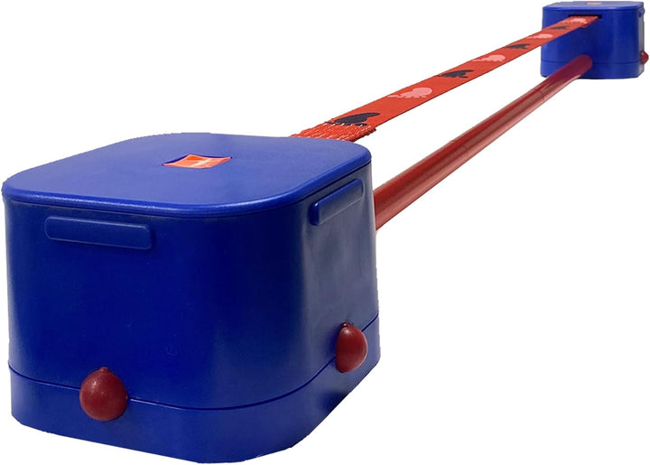 Slackline für Kinder, zur Entwicklung von Gleichgewicht und Koordination, Blau und Rot